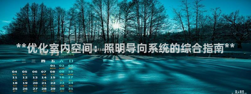 **优化室内空间：照明导向系统的综合指南**