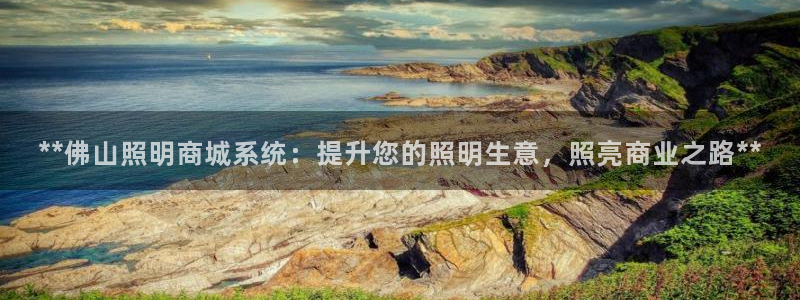 **佛山照明商城系统：提升您的照明生意，照亮商业之路**