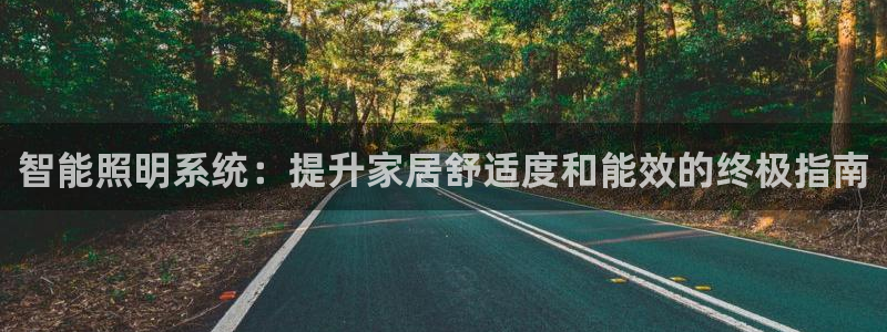 智能照明系统：提升家居舒适度和能效的终极指南