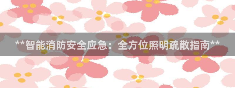 **智能消防安全应急：全方位照明疏散指南**