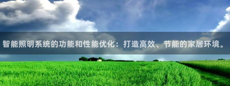 智能照明系统的功能和性能优化:打造高效、节能的家居环境。