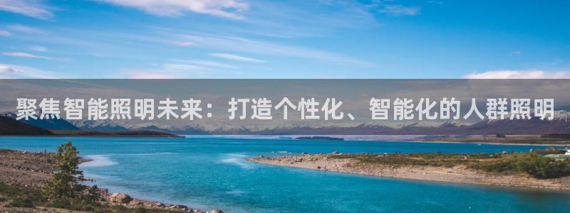 聚焦智能照明未来：打造个性化、智能化的人群照明