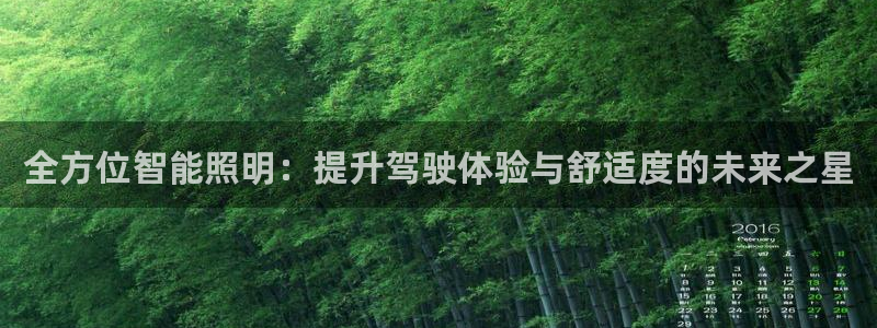 全方位智能照明：提升驾驶体验与舒适度的未